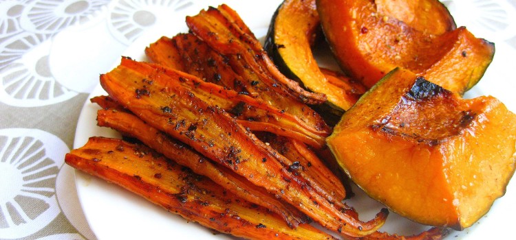 Roasted Carrots and Squash